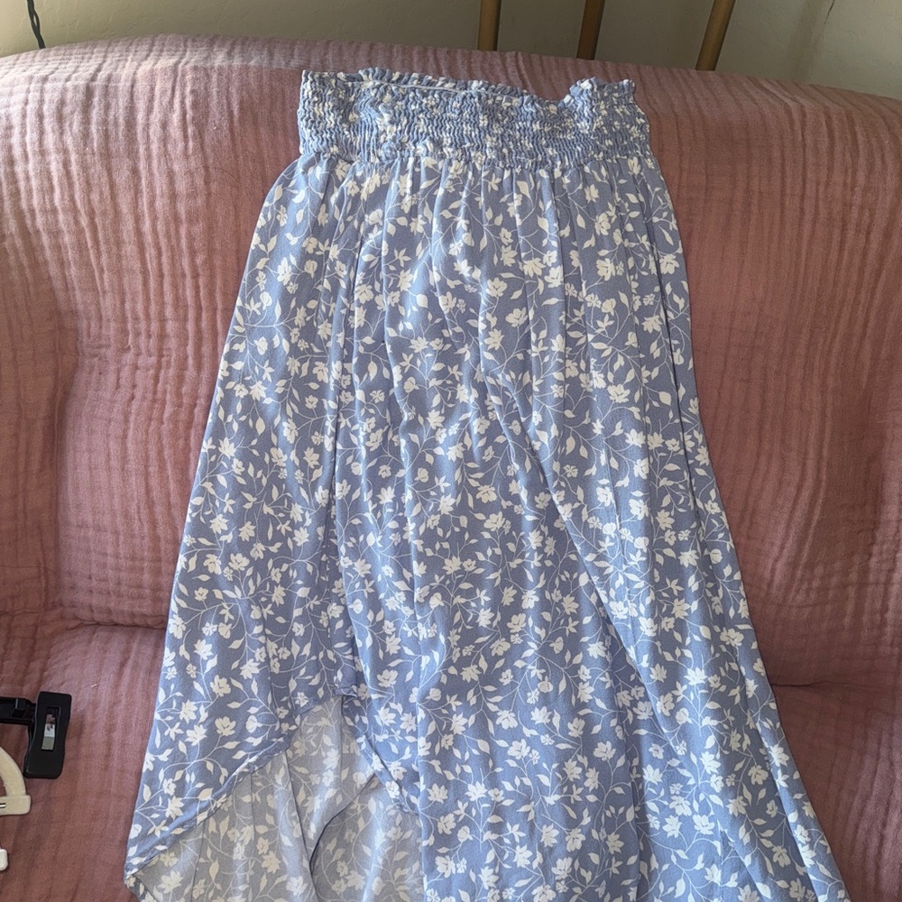 Floral Blue Skirt